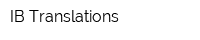 IB Translations