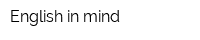 English in mind