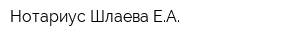 Нотариус Шлаева ЕА