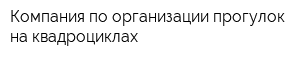 Компания по организации прогулок на квадроциклах