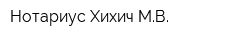 Нотариус Хихич МВ