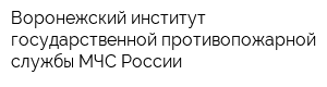 Воронежский институт государственной противопожарной службы МЧС России