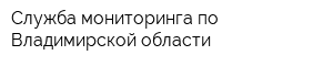 Служба мониторинга по Владимирской области