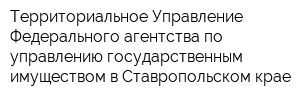 Территориальное Управление Федерального агентства по управлению государственным имуществом в Ставропольском крае