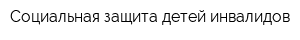 Социальная защита детей-инвалидов