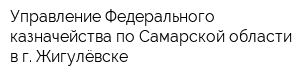 Управление Федерального казначейства по Самарской области в г Жигулёвске