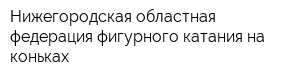 Нижегородская областная федерация фигурного катания на коньках