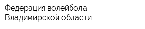 Федерация волейбола Владимирской области