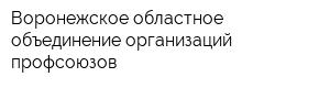 Воронежское областное объединение организаций профсоюзов