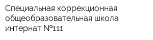 Специальная коррекционная общеобразовательная школа-интернат  111