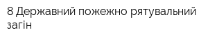 8 Державний пожежно-рятувальний загін