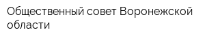 Общественный совет Воронежской области