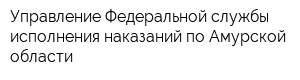 Управление Федеральной службы исполнения наказаний по Амурской области