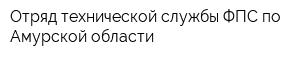 Отряд технической службы ФПС по Амурской области