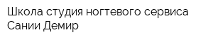 Школа-студия ногтевого сервиса Сании Демир
