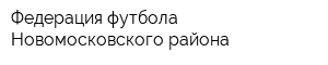 Федерация футбола Новомосковского района
