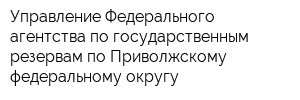 Управление Федерального агентства по государственным резервам по Приволжскому федеральному округу