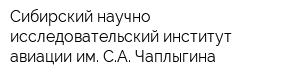 Сибирский научно-исследовательский институт авиации им СА Чаплыгина
