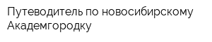 Путеводитель по новосибирскому Академгородку