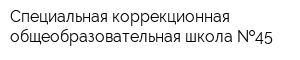 Специальная коррекционная общеобразовательная школа  45
