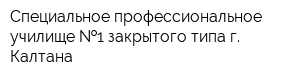 Специальное профессиональное училище  1 закрытого типа г Калтана