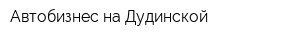 Автобизнес на Дудинской