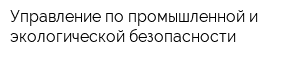 Управление по промышленной и экологической безопасности