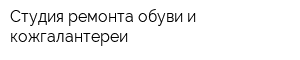 Студия ремонта обуви и кожгалантереи