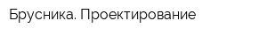 Брусника Проектирование