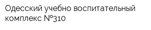 Одесский учебно-воспитательный комплекс  310