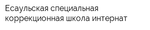 Есаульская специальная коррекционная школа-интернат