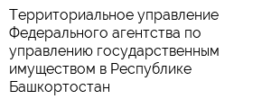 Территориальное управление Федерального агентства по управлению государственным имуществом в Республике Башкортостан