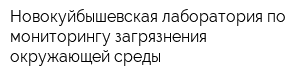Новокуйбышевская лаборатория по мониторингу загрязнения окружающей среды