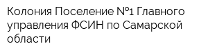 Колония-Поселение  1 Главного управления ФСИН по Самарской области
