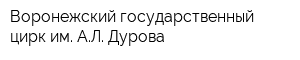 Воронежский государственный цирк им АЛ Дурова