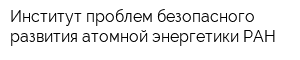 Институт проблем безопасного развития атомной энергетики РАН
