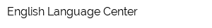 English Language Center