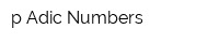 p-Adic Numbers