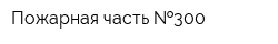 Пожарная часть  300