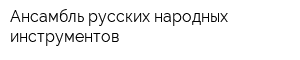 Ансамбль русских народных инструментов