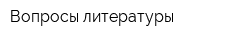 Вопросы литературы