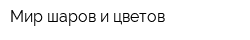 Мир шаров и цветов
