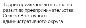 Территориальное агентство по развитию предпринимательства Северо-Восточного административного округа
