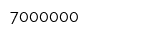 7000000