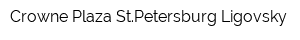 Crowne Plaza StPetersburg-Ligovsky