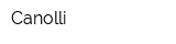 Canolli
