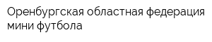 Оренбургская областная федерация мини-футбола