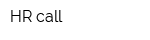 HR-call