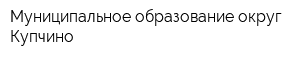 Муниципальное образование округ Купчино