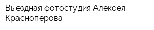 Выездная фотостудия Алексея Краснопёрова